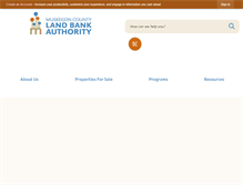 Tablet Screenshot of muskegonlandbank.org